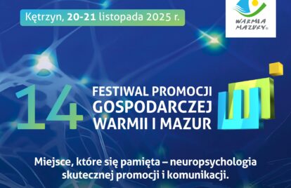 grafika dotycząca 14 Festiwalu Promocji Gospodarczej Warmii i Mazur